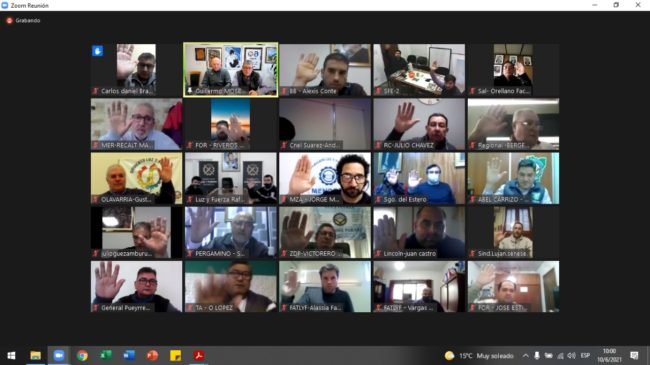 REUNIÓN DE SECRETARIOS DE ORGANIZACIÓN E INTERIOR DE TODO EL PAÍS, 10 JUNIO 2021