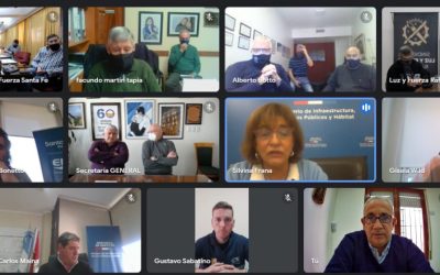 REUNIÓN CON LA MINISTRA DE INFRAESTRUCTURA, SERVICIOS PÚBLICOS Y HABITAT DE LA PROVINCIA