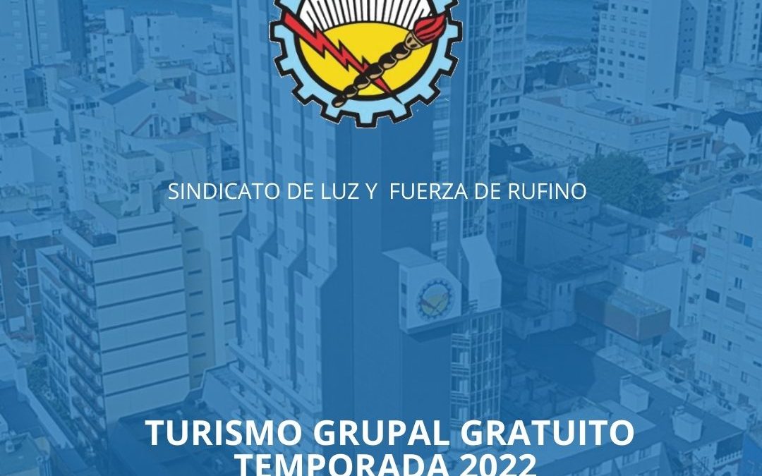 TURISMO GRUPAL GRATUITO TEMPORADA 2022 